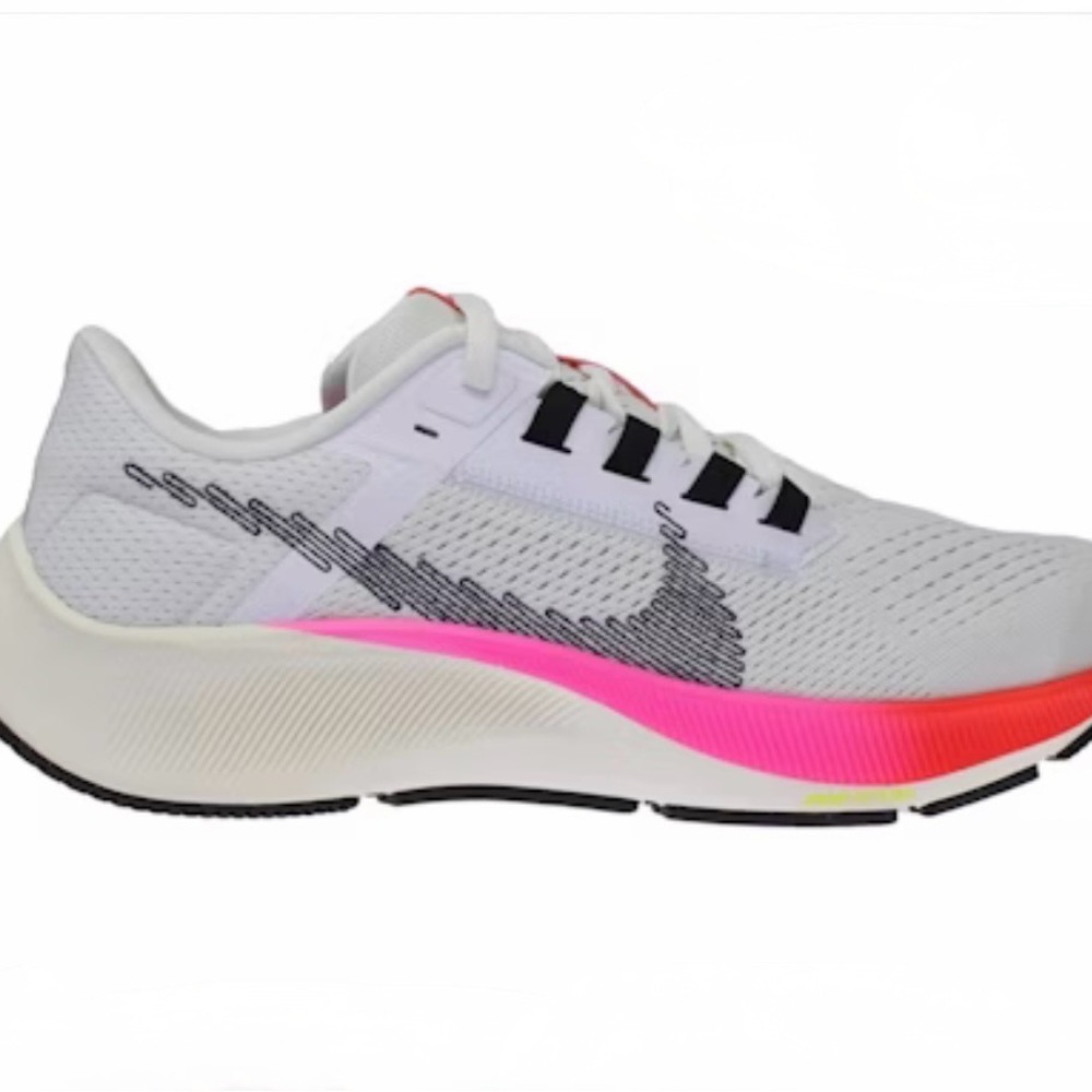 Nike White and Pink Athletic Shoes